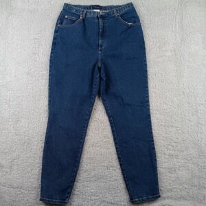 CST Blues Womens Size 16W Dark Wash Stretch Denim Jeans High Rise Straight Leg